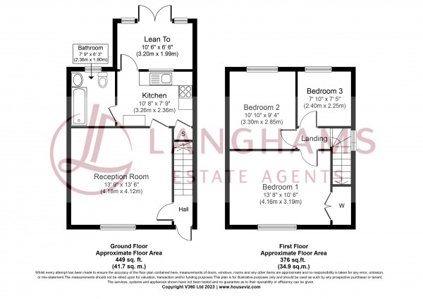 Floorplans For York Avenue, Slough